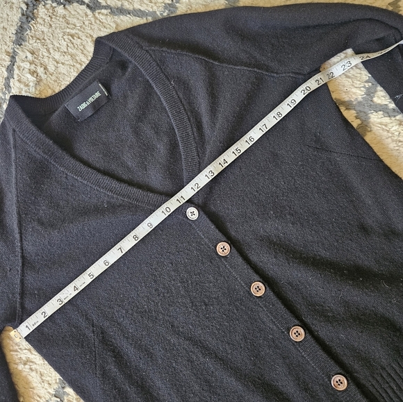 Zadig & Voltaire Jim Patch Star Cardigan Cashmere Medium - Picture 4 of 5